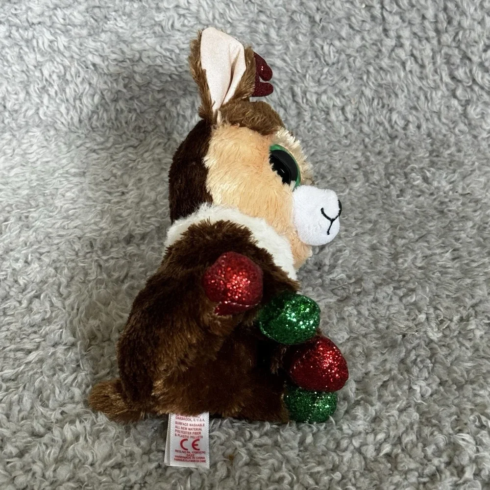Ty Beanie Boo Kinley Reindeer Plush 6